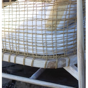 Chaise en bois, canapé d'extérieur et corde fabriqués en Indonésie - Product Image 3