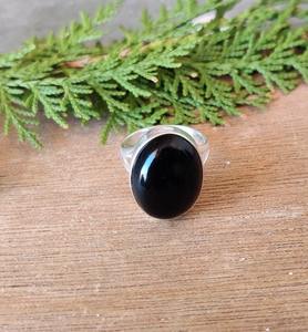 Bijoux pour femmes Bague style bohème en argent 925 Sterling Silver Black Onyx Gemstone Trending Handmade Ring Gift For Love - Product Image 3