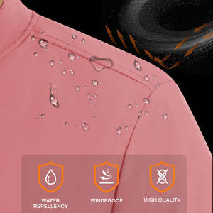 Veste bomber tendance à la mode, avec poche zippée sur la manche et poche intérieure, en tissu polyester, couleur rose, respirante, pour hommes - Product Image 5