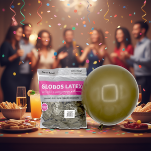 Party Love Latex <b>Balloons</b> 30cm <b>Brown</b> R12 For Decoration - Product Image 3