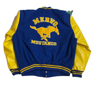 เสื้อแจ็กเก็ตนักบินคอตั้งหนังวัวปักโลโก้ได้ตามต้องการของ2023ปากีสถาน - Product Image 1