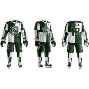 Uniforme de Hockey sobre Hielo Premium Unisex para Adultos, Logotipo Personalizado, Impresión Digital, 100% Poliéster, Kits, Tiempo de Entrega de Muestra de 7 Días, En Stock - Product Image 6