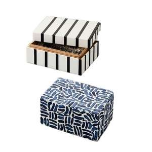 Juego de caja de joyero con incrustaciones de hueso personalizadas hechas a mano de lujo de alta calidad para regalos de boda Almacenamiento de joyas incluye 2 cajas con incrustaciones de hueso - Product Image 5