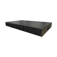 PDU intelligent ATS 120V 15A, norme américaine NEMA5-15R, 8 ports, double alimentation, API SNMP HTTP, montage en rack, personnalisable pour usage industriel