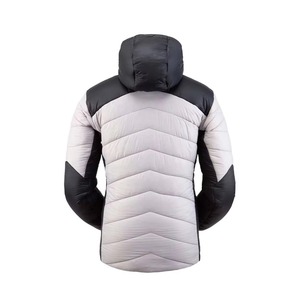 Veste d'hiver matelassée en nylon décontractée de haute qualité avec capuche et fermeture éclair, coque brillante, respirante, légère, grande taille, produit en vente chaude - Product Image 4