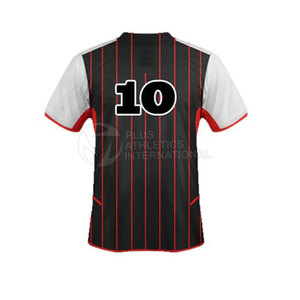 Conjunto de uniforme de béisbol duradero con jersey de múltiples paneles y pantalones de punto doble uniforme de béisbol con cuello en V - Product Image 5