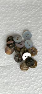 Custom Made Natural Black Mother of Pearl Shell Buttons for Clothing Designers and <b>Trimming</b> Supply Stores - Product Image 5