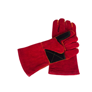 Los mejores guantes de soldadura de cuero personalizados Gun Palm Venta caliente Anti-Corte Antideslizante Nuevos guantes de cuero cómodos y transpirables para hombres - Product Image 1