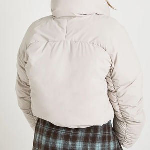 2026 Factory Rate Casual Wear Thick Puffer <b>Jacket</b> <b>Zipper</b> Bubble Coat <b>Women</b> Warm Custom Design Filling Custom Logo Puffer <b>Jacket</b> - Product Image 2