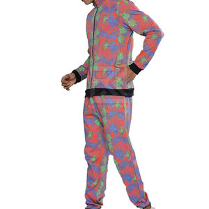 ชุดวอร์มพิมพ์ลายซับลิเมชันสำหรับผู้ชายชุดวอร์มใส่สบายน้ำหนักเบามีซิป - Product Image 2