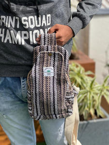 Stylish Pure Jute Hemp Crossbody Shoulder <b>Bags</b> <b>for</b> Unisex Himalayan Hemp and Cotton <b>Sling</b> <b>Bag</b> Travel Chest <b>Bag</b> <b>for</b> <b>Men</b> and Women - Product Image 4