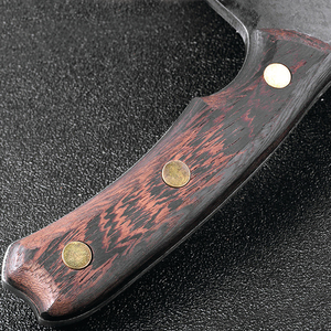 ชุดเชฟเหล็กดามัสกัส8นิ้วทำด้วยมือปลอกหนังปรับแต่งได้ผลิตจากเหล็กกล้าคาร์บอนญี่ปุ่นคุณภาพสูง - Product Image 5