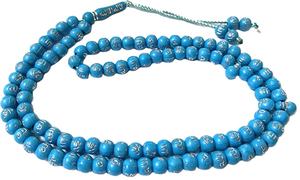 ลูกประคำอัลเลาะห์และมูฮัมมัดแบบอิสลามสลักลายลูกประคำ4มม. 8มม. 10มม. ลูกปัดเมล็ดแก้วทรงหลวมโคมไฟหินสวดมนต์ทำสมาธิ - Product Image 2