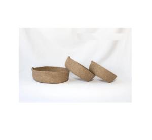 Cocina hogar fruta al vapor aspecto Premium moderno yute cuenco elegante para el hogar Hotel Decoración de mesa uso en venta al por mayor barato Moq - Product Image 3