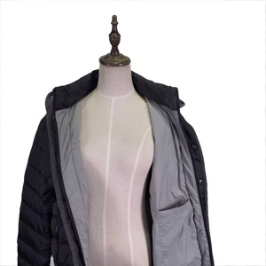 Veste matelassée matelassée pour femmes de style le plus récent avec broderie tissu à mémoire imperméable respirant fini conception de bulles d'hiver - Product Image 5