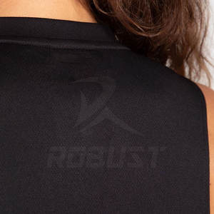 Camisetas de Verano Personalizadas de Alta Calidad OEM para Mujer, Transpirables, de Secado Rápido, Casuales, Bonitas, a la Moda, de Algodón, Bambú, Cuello Redondo, Lona - Product Image 6