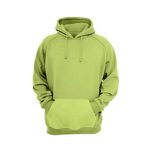 Sweat à capuche unisexe 100% coton avec poches kangourou, respirant, logo personnalisé, motif uni, haute qualité, vente en gros pour l'hiver - Product Image 3