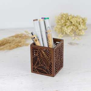 Organizador de Utensilios de Cocina de Madera Maciza de Primera Calidad, Ecológico, para Cubiertos, Cucharas, Tenedores y Espátulas - Product Image 1