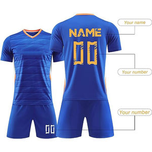 Uniforme de fútbol Venta caliente Transpirable Uniforme de fútbol Conjunto Uniforme de fútbol Personalizado Desgaste de fútbol Fútbol Personalizar - Product Image 4