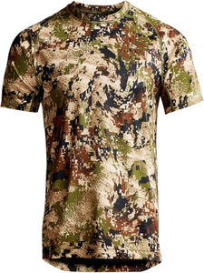 Men's Fashion T-shirt for Men <b>Camo</b> <b>Short</b> Sleeve Shirt Oversized Knitted Hunting T-Shirt - Product Image 5