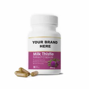 100% Pure & Natural Milk Thistle Extract Capsules | Vegan Capsules | Milk Thistle For Antioxidant Liver Health support