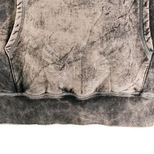 สีทึบที่ขายดีที่สุดกรดล้าง Hoodies กว่าขนาดเสื้อสวมหัวคุณภาพสูงราคาที่ดีที่สุดกรดล้าง Hoodies - Product Image 5