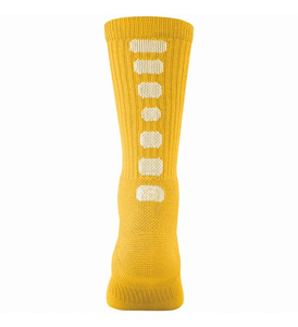 High Quality Custom Design <b>Men's</b> Sport <b>Socks</b> Breathable Non-Slip Terry Basketball Football Soccer Trampoline-Long Logo Grip - Product Image 5