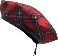 Chapeau écossais Glengarry personnalisable |   Tissu polyester/coton de haute qualité, unisexe, quatre saisons, réglable, OEM