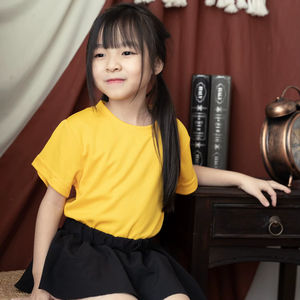 T-shirt unisexe à col rond et manches courtes Ultifresh pour enfants, été, décontracté, uni, 100 % polyester, respirant, certifié écologique, séchage rapide - Product Image 5