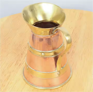 เหยือกน้ำสไตล์ทำจากทองแดงเหยือกน้ำสำหรับดื่มน้ำตกแต่งด้วยงานฝีมือรูปพระจันทร์เสี้ยว - Product Image 3