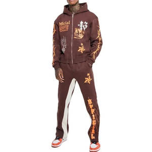 Chándal de manga larga con estampado de soplo de Venta caliente hecho en chándales de impresión de soplo de alta calidad - Product Image 1