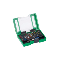 Jeu d'embouts de tournevis étoile en acier S2 chromé pour usage domestique avec étui rigide - Marque MRM