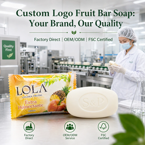 Jabón de Manos en Barra con Logotipo Personalizado, 100g, Jabón de Baño Portátil para el Cuidado de la Piel, Limpieza Básica Natural - Product Image 1