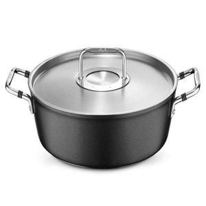 Calentador de alimentos o servidor de cazuela de acero con acabado dorado y plateado personalizado de alta calidad para uso en cocina y restaurantes - Product Image 1