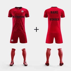 Vente en gros d'uniformes de football pour équipes écoles et clubs mettant en vedette des ensembles de vêtements de football élégants de couleur dégradée - Product Image 2