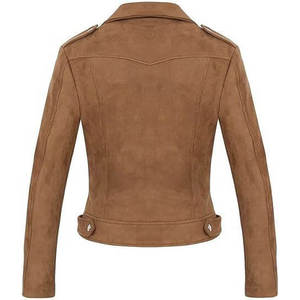 Womens Casual <b>Suede</b> <b>Jacket</b> - Product Image 2