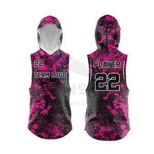 Ensemble de maillot et short de football sans manches 7v7 respirant, grande taille, uniforme de football américain imprimé par transfert thermique - Product Image 2