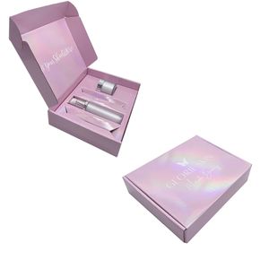 Boîtes <span class=keywords><strong>en</strong></span> carton micro-cannelé écologiques avec insert pour pots cosmétiques, bouteilles <span class=keywords><strong>en</strong></span> verre, emballage de protection pour l'expédition - Product Image 2