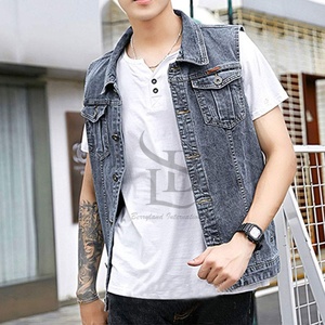 Chaleco Vaquero Casual de Invierno para Hombre de Alta Calidad, Calefactable, Anti-UV, Transpirable, 100% Algodón, Hecho en Pakistán - Product Image 4