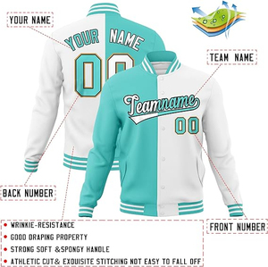 2024 venta al por mayor de chaquetas universitarias para hombres, chaquetas Letterman, parches bordados de béisbol personalizados, chaqueta Letterman Varsity, servicio OEM - Product Image 2