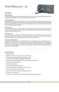 GIC PLC Smart Relay Genie-NX Controladores dedicados de alto rendimiento para voltaje de funcionamiento PAC 240V - Product Image 3