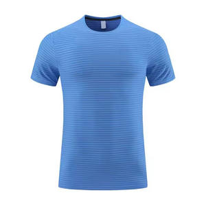 เสื้อยืดสำหรับผู้ชายเสื้อยืดสำหรับวิ่งออกกำลังกายแห้งเร็วออกแบบโลโก้แบรนด์ของคุณเอง - Product Image 4