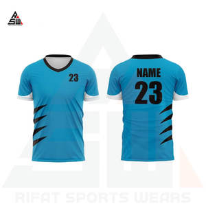 Camisetas de Fútbol de Nueva Temporada, Logotipo Personalizado, 100% Poliéster, Ecológicas, Transpirables, Colores Personalizados, Opciones de Equipo, Ropa Deportiva de Alta Calidad - Product Image 3