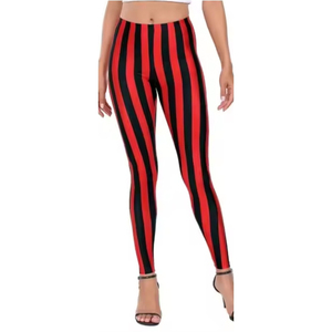 Leggings de cintura media de algodón/Bambú de alta calidad para mujer, estampado personalizado, transpirable, de talla grande, con logotipo personalizado para - Product Image 2