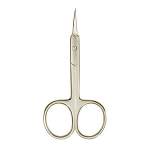 Venta al por mayor de acero inoxidable hoja curva tijeras de pedicura punta afilada manicura de uñas y cutícula removedor de piel muerta - Product Image 1