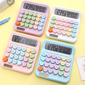 เครื่องคิดเลขดิจิตอล 12 หลัก Foska สีสันสวยงามสำหรับเด็ก ใช้พลังงานจากแบตเตอรี่และพลังงานแสงอาทิตย์ เหมาะสำหรับสำนักงาน บ้าน และโรงเรียน - Product Image 5