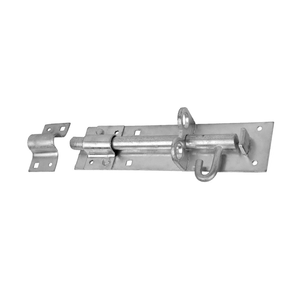 สลักเกลียวแผ่นประตูชุบสังกะสีแบบปรับแต่งได้สลักเกลียวเหล็กสำหรับงานหนักสำหรับประตูทางเข้ากลางแจ้ง - Product Image 2