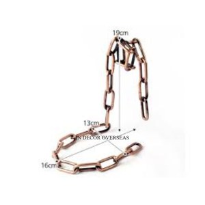 Copper Antique Finished Premium Quality <b>Metal</b> Made Magic Chain Designer Attractive Look Wine <b>Bottle</b> Holder Stand - Product Image 2