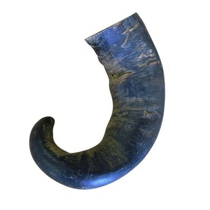 BUFFALLO HORN CARVED <b>DOG</b> ANIMAL ORGANIC MATERIAL CHEOO - Product Image 4