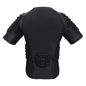 Excellent Quality Football Padded Compression Shirt Black Color Half Sleeve Youth Chest Protector Shirt Sor Football - Product Image 2
